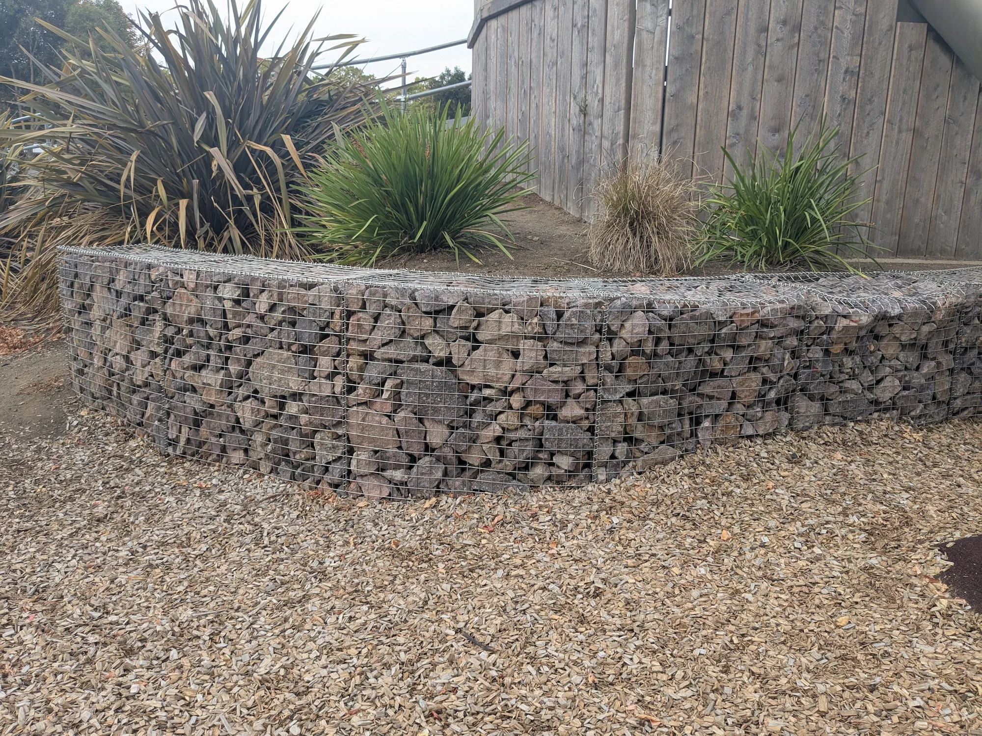 Gabion retaining wall in Melbourne